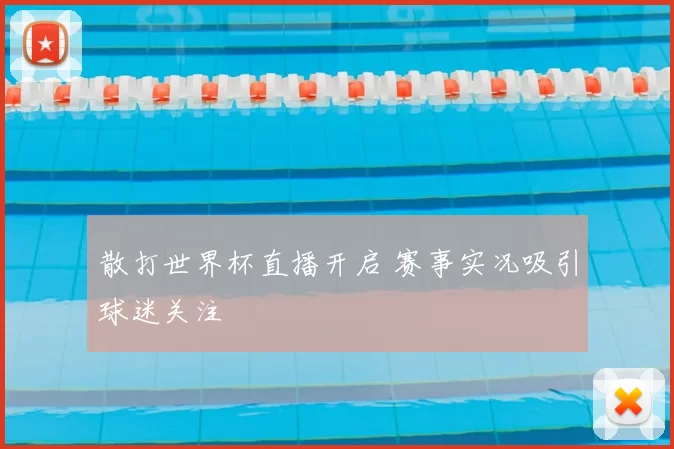散打世界杯直播开启 赛事实况吸引球迷关注