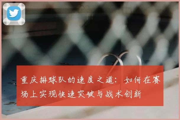 重庆排球队的速度之道:如何在赛场上实现快速突破与战术创新