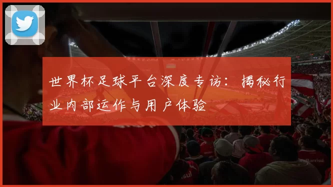 世界杯足球平台深度专访:揭秘行业内部运作与用户体验