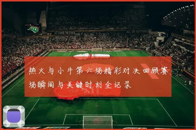 热火与小牛第六场精彩对决回顾赛场瞬间与关键时刻全记录